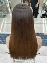 ロンドルーチェ 心斎橋(Lond luce)&nbsp;ダークアッシュ/ミディアムレイヤーカット［髪質改善/縮毛矯正］