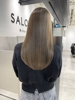 サロウィン 池袋(SALOWIN)&nbsp;極細シークレットハイライト × オリーブベージュ #122