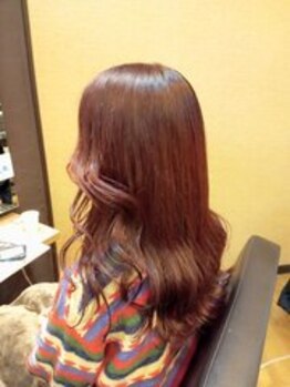 ヘアーアンドメイクサワ 佐久店(sawa)の写真/"髪質改善カラー”で、ダメージレスに美髪を手に入れて♪持ち・艶がUPし、憧れの美発色を叶えます♪