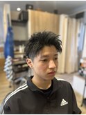 スパイキーショートツーブロック