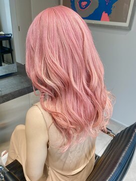 ノブレス ノアール(NOBLESSE NOIR) レディースロング×ハイトーンピンク