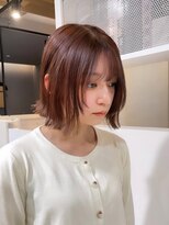 ライリー(riley)&nbsp;レッドブラウン×顔まわりカット