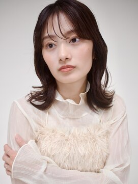 トリコ ショップアンドヘアサロン(tricot shop hair salon) ふんわりレイヤーミディアム／くびれミディ／簡単スタイリング
