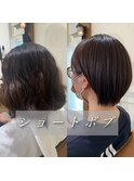 ショートボブ