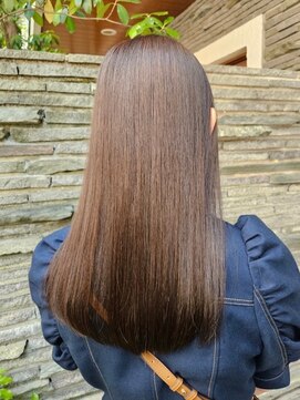 ユウ 香久山店(U) 【UHair】王道ブラウンカラー×艶髪ストレート/髪質改善