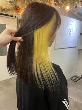 ラフ 原宿(L.a.a.g.f harajuku) イヤリングカラー イエロー@原宿