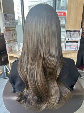 ロックワークオレンジ 西中島店(ROCK WORK ORANGE) ブリーチ無し　透明感カラー