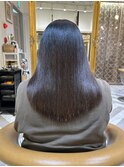 ウェーブミディアム似合わせカットメルティカラー縮毛矯正北千住