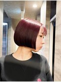 ミニボブ♪暗めのパープルカラー