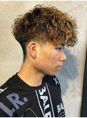 スペインカール外国人風パーマメンズ群馬高崎メンズパーマ眉毛