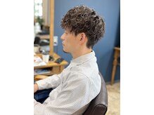 ネイビーヘアデザイン(navy hair design)