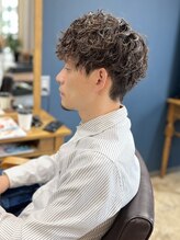 ネイビーヘアデザイン(navy hair design)
