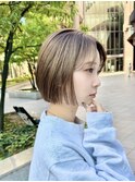 ボブ 20代30代40代ヘア 切りっぱなし 三ノ宮