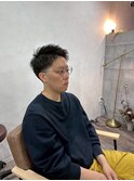 骨格矯正爽やかメンズショートカット/刈り上げ/マイクロバブル