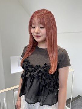 ラック 表参道(LUCK) ピンク/ブリーチ/ハイトーン/ロングストレート