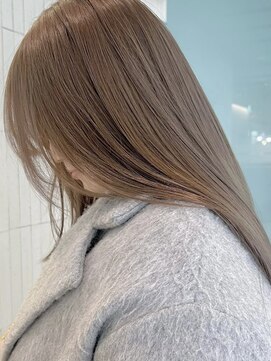シキ 渋谷(siki) ベージュカラー/ブリーチなしダブルカラー/赤み消し/渋谷/原宿