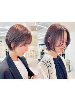 髪質改善×オージュアトリートメントの髪艶で肌をも綺麗に魅せる[名駅/ショートボブ/ショートカット/MEN'S]