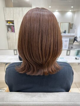 プログレス フレスポ富沢店(PROGRESS) ナチュラルブラウン/ボブ/20代30代40代50代