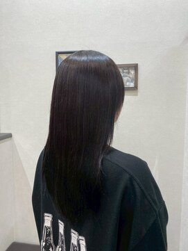 ヘアー ワークス ボナ 前橋店(HAIR WORKS bona.) 艶感が魅力◎大人のための清楚ストレート