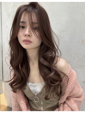 ロンドアベニール 北千住(Lond avenir) ミディアムレイヤーカット/レイヤー/顔周り/韓国/髪質改善北千住