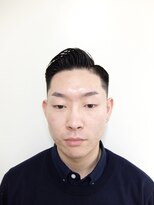 メリケンバーバーショップ トーキョー(MERICAN BARBERSHOP TYO) メンズカットフェードサイドパート