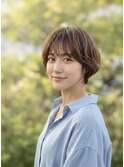 藤沢明るい白髪染めショート