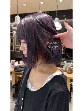 サラ 天神大名店(SARA) ラベンダーグレージュカラー