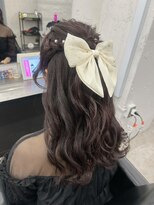 プライズ 所沢プロぺ通り店(prize)&nbsp;ハーフアップアレンジ お呼ばれヘアアレンジ 所沢