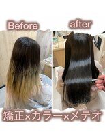 エテルネ 大宮店(E:terne)&nbsp;酸性縮毛矯正×カラー×メンテナンスカット×メテオ髪質改善