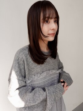 ベル 銀座5丁目店(Belle) ミディアムレイヤー/似合わせカット/顔周りカット＊