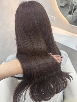 エス(Ess) ワイドバング/ホワイトブロンド[髪質改善/ヘアセット/大宮]