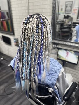 モシャス(MOSHASU) 【派手髪】ハイトーンホワイトブレイズ【デザインカラー】