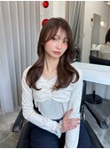 巻いた時の動きが可愛い韓国風レイヤー