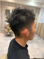 エヌアンドエー せんげん台店(N&A) 刈り上げアップバングベリーショート×爽やかメンズカット