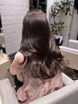 ステア ケース(stair case)&nbsp;韓国オリーブブラウンカラーレイヤーカット