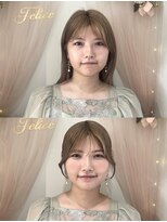 フェリーチェ(Felice)&nbsp;ヘアメイク　フルメイク　参列　結婚式