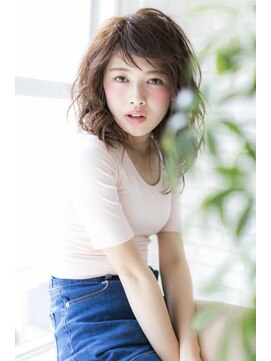 アジールヘア 池袋東口店(agir hair) ヘルシー無造作ウェーブカール♪【池袋/池袋東口/池袋駅1分】