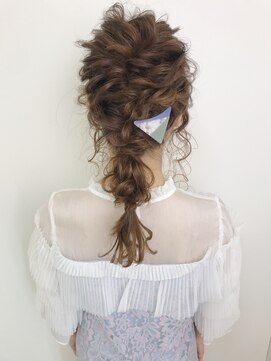 ヘアー アトリエ アンジー(Hair Atelier Angee) 360度可愛い編み下ろしアレンジ