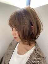 マリアバイアフロート(Maria by AFLOAT) 【添田】ヘルシーレイヤーミニマムボブジグザグバングモードヘア