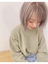 外国人風/透明感ハイライトピンクベージュ[表参道/表参道駅]