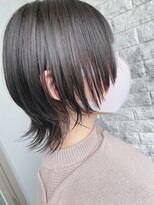 リアイス(Re:ICE) ミニウルフ/くすみブルー/流れるレイヤー/インナーハイライト