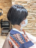 ロンドプロフィール 浦和(Lond profil)&nbsp;蒲生優　【暗めグレージュ丸みのあるショートボブ】