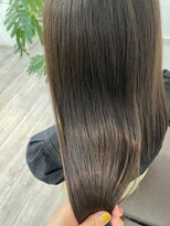 ナンバー アンフィール 渋谷(N° anfeel)&nbsp;大人かわいいエギョモリ ミルクティーブラウン ひし形シルエット