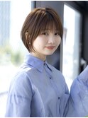 前髪あり小顔ショートボブ20代30代40代【AIN.表参道】川原大地