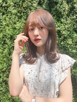オークヘア 福間店(OAK hair calme) 韓国人風レイヤーが可愛い薄めバングフェザーバング