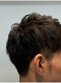 ツーブロナチュラルショート