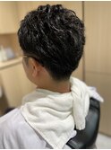 2ブロックショート/七三/メンズ/銀座/東銀座/〈銀座〉理容室