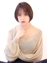 オーロ 宝塚店(ORO) 【大人可愛いひし形30代丸みヘルシースタイルショートボブ】 