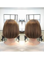 アンドヘアー(AND HAIR) ミニボブ　カラー