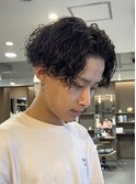 前下がり波巻きスパイラル